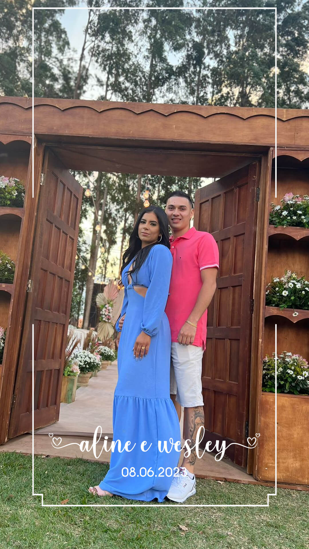 capa aline e wesley
